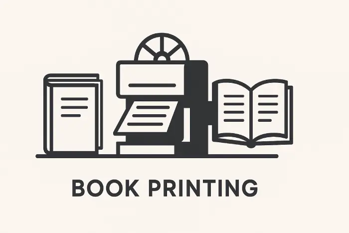 تصویر سفید چاپ کتاب